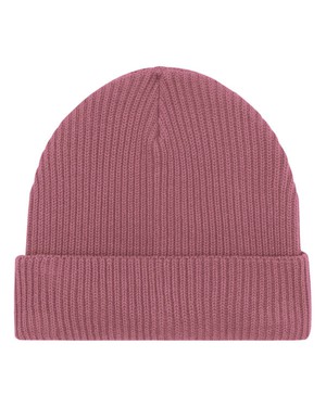 Organic Fisherman Beanie Dim Pink from Stricters