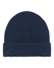 Organic Fisherman Beanie Navy via Stricters