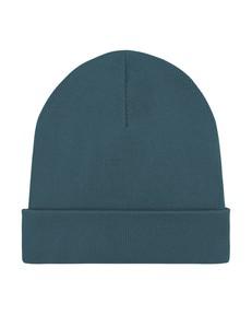 Organic Rib Beanie Blue Green via Stricters