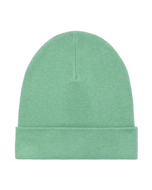 Organic Rib Beanie Blue Green from Stricters