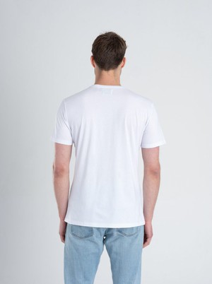 3-Pack Organic V-neck T-shirts White from Stricters