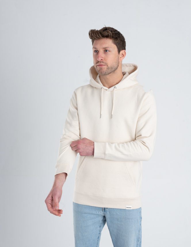 Premium Organic Hoodie Off White Raw from Stricters