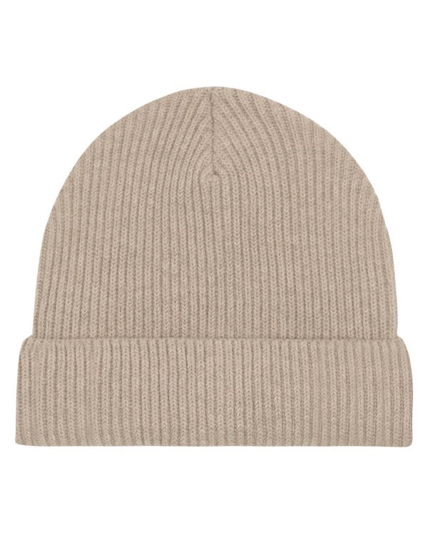 Organic Fisherman Beanie Sand from Stricters