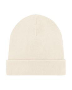 Organic Rib Beanie Off White via Stricters