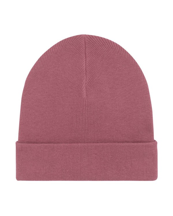 Organic Rib Beanie Dim Pink from Stricters