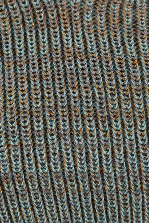 Raindrops Rib Knit Pencil Midi Skirt With Sparkles - Teal Blue Merino Wool Blend from STUDIO MYR