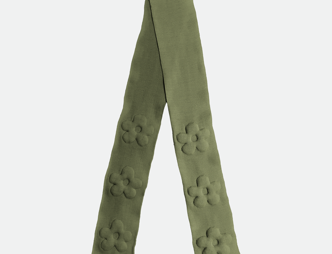 Puffed flower scarf from Studio Selles