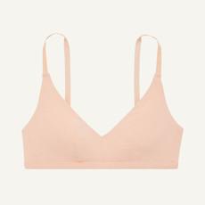 SALE Knickey Triangle Bralette in Peach via Subset