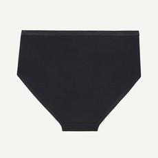Organic Cotton Mid-Rise Brief in Carbon via Subset