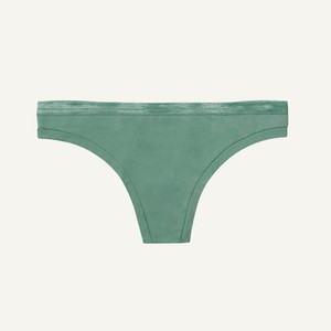Organic Cotton Low-Rise Thong in Willow from Subset