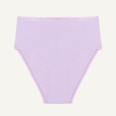Organic Cotton High-Rise Brief in Petal via Subset
