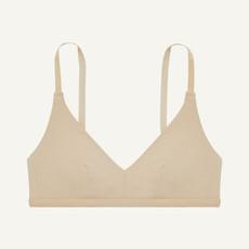SALE Knickey Triangle Bralette in Wheat via Subset