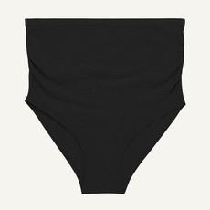 Organic Cotton Maternity Above-Belly Brief in Carbon via Subset
