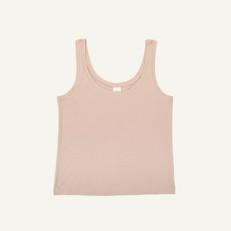 Organic Cotton Easy Tank in Stone via Subset
