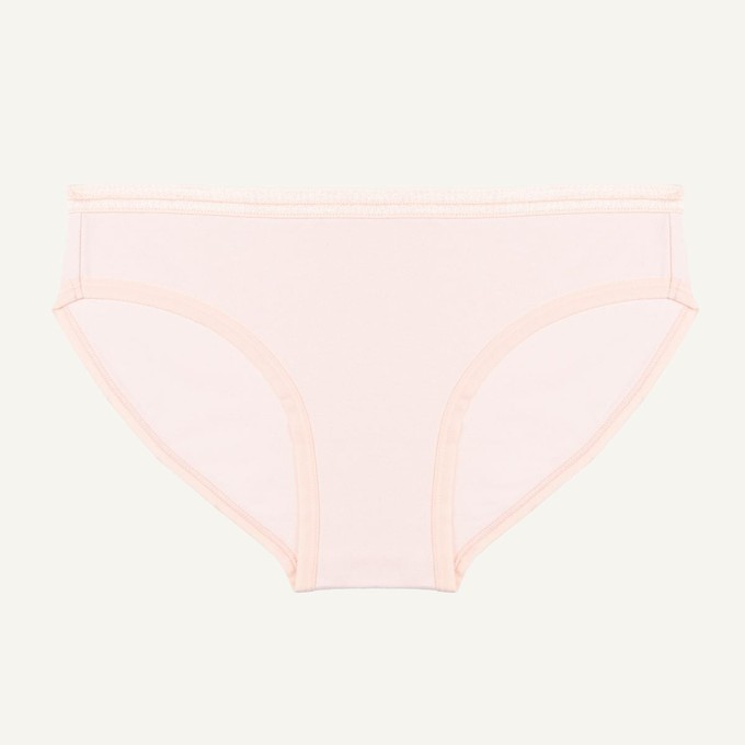 Organic Cotton Low-Rise Brief in Quartz from Subset