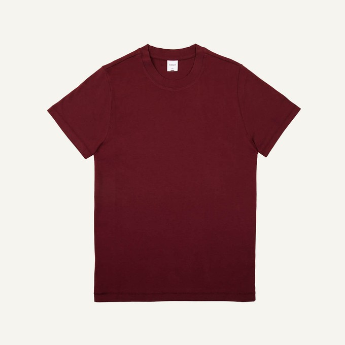 Organic Cotton Classic Tee in Garnet from Subset