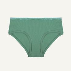 Organic Cotton Mid-Rise Hipster in Willow via Subset