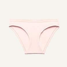 Organic Cotton Low-Rise Bikini in Quartz via Subset