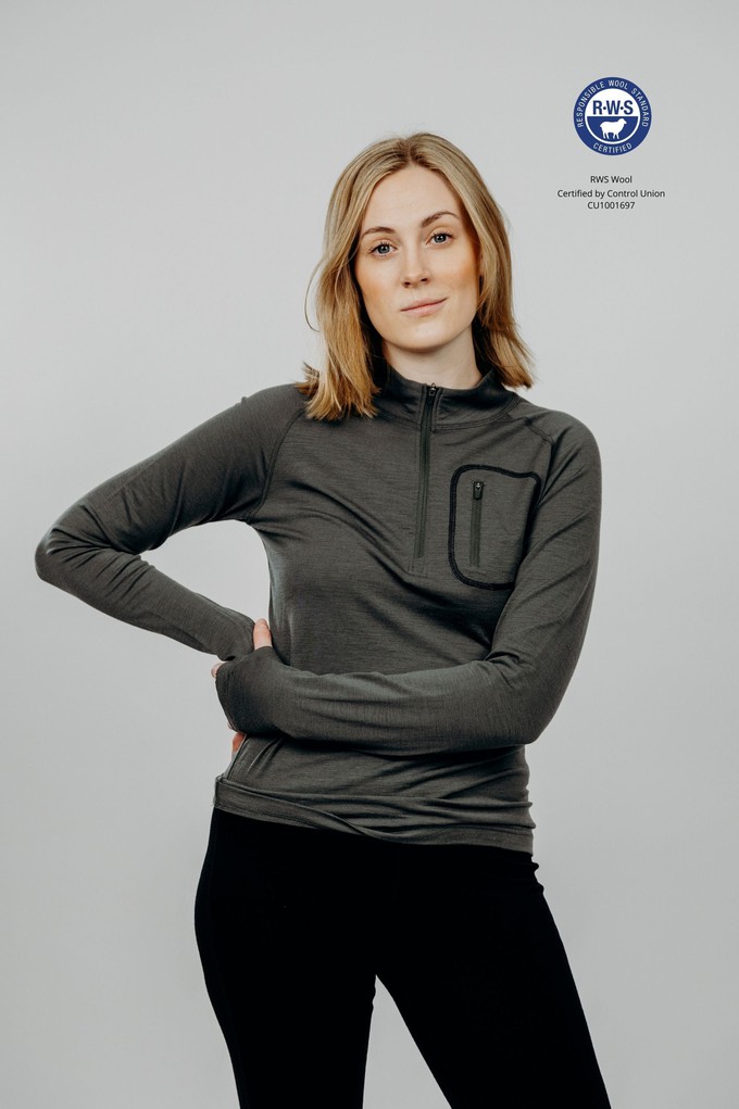 Superino Bolling Half Zip from Superstainable