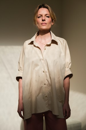 Duurzame Blouse | Katoen Crème from Sûr Atelier