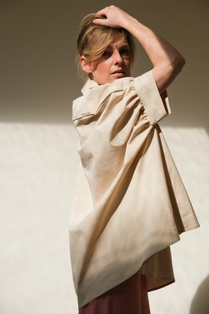 Duurzame Blouse | Katoen Crème from Sûr Atelier