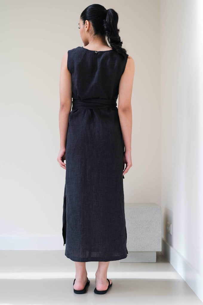 Alice Jurk | Duurzaam Linnen Zwart from Sûr Atelier