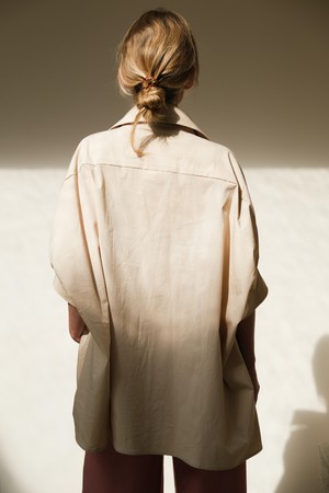 Duurzame Blouse | Katoen Crème from Sûr Atelier