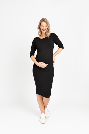 The Little Black Maternity Dress (incl tof luiertasje) from Swan and The People