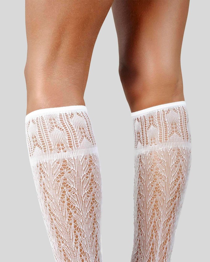 Erica Crochet Knee-Highs from Swedish Stockings