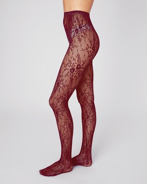 Rosa Lace Tights from Swedish Stockings