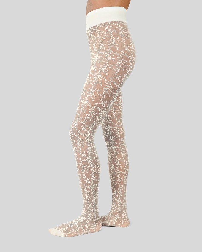 Lo Lace Tights from Swedish Stockings