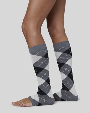 Harriet Cotton Knee-Highs Cropped Toe from Swedish Stockings
