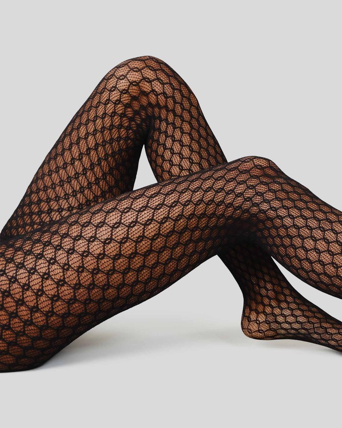 Laura Net Tights from Swedish Stockings