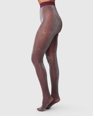 Tora Shimmery Tights from Swedish Stockings