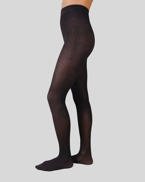 Zoe Ribbed Tights from Swedish Stockings