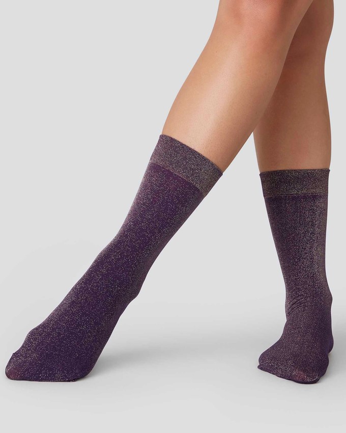 Ines Shimmery Socks from Swedish Stockings