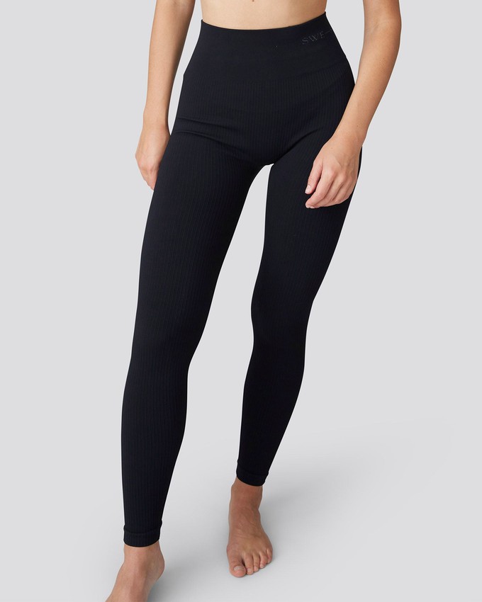 Tyra Rib Leggings from Swedish Stockings