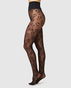 Flora Flower Tights from Swedish Stockings