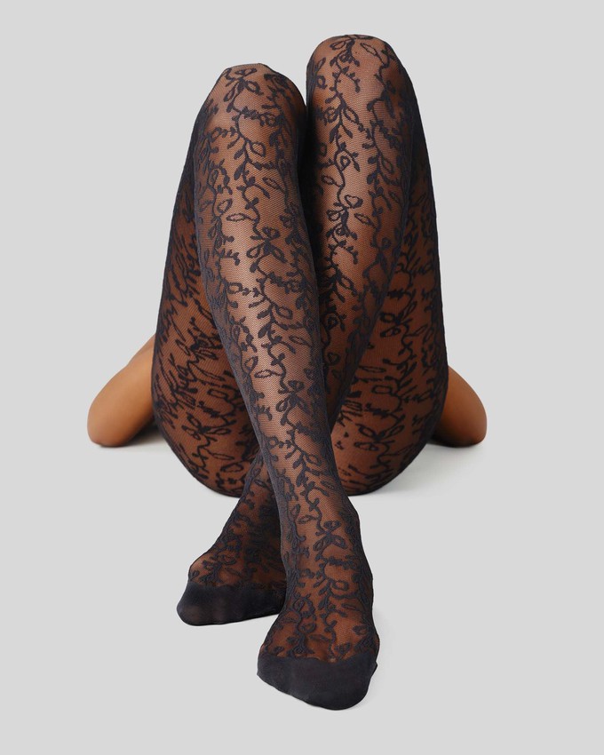 Lo Lace Tights from Swedish Stockings
