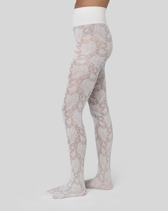 Lily Lace Tights from Swedish Stockings