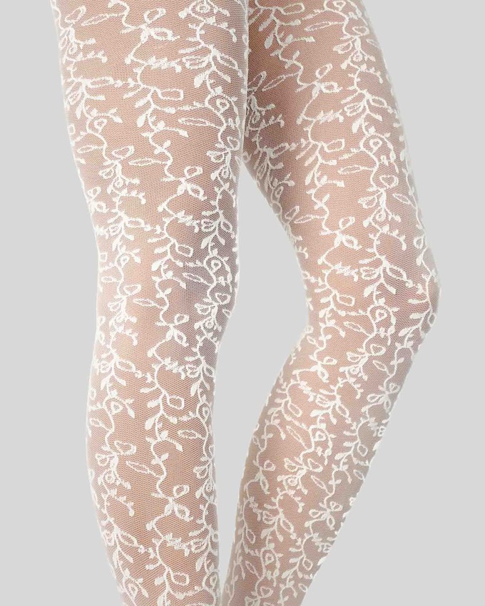 Lo Lace Tights from Swedish Stockings