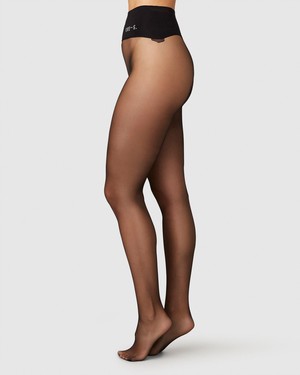 Beata Seamless Tights from Swedish Stockings