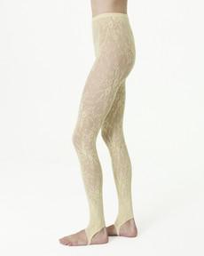 Rosa Lace Stirrup Leggings via Swedish Stockings