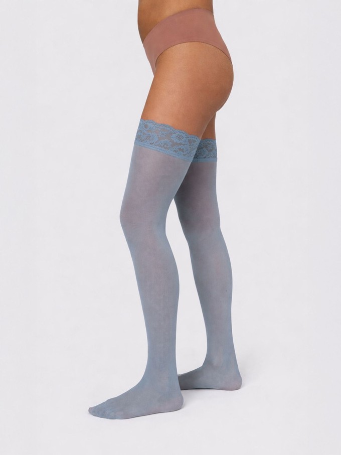Siv Lace Stay-Ups from Swedish Stockings