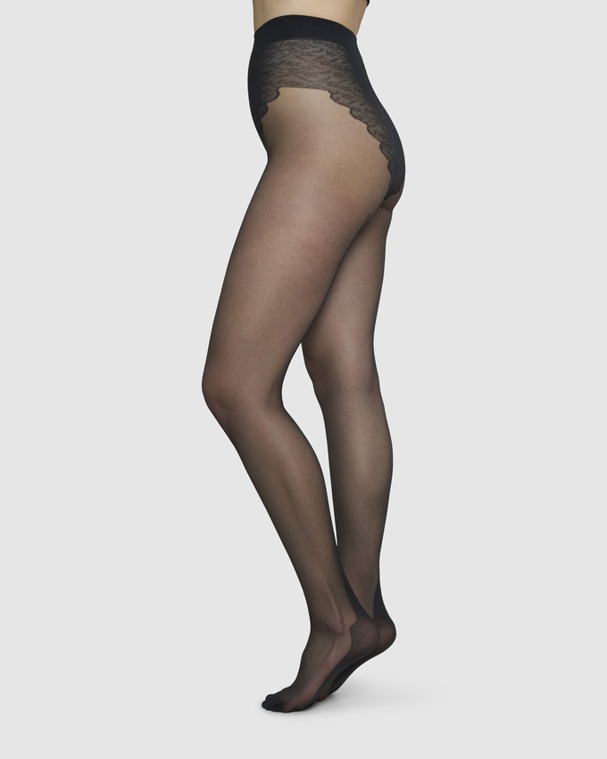 Stefanie Seam Tights from Swedish Stockings