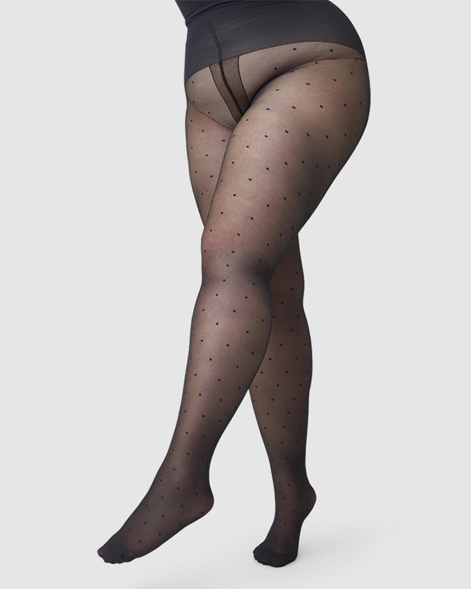 Doris Dots Tights from Swedish Stockings