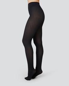 Alma Rib Tights via Swedish Stockings