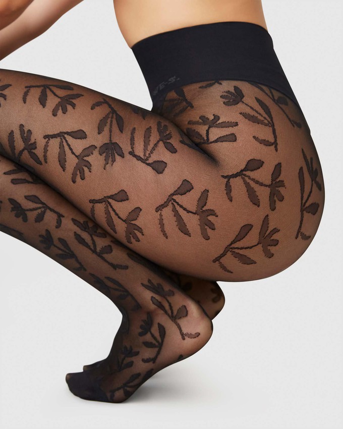 Flora Flower Tights from Swedish Stockings