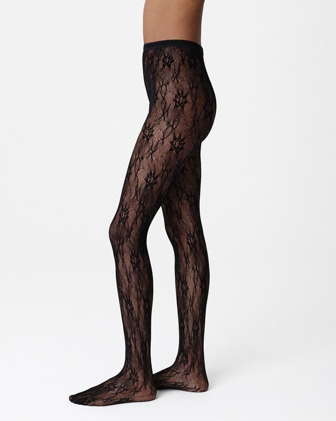 Nova Lace Tights from Swedish Stockings