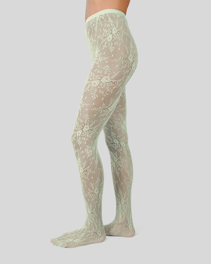 Rosa Lace Tights from Swedish Stockings